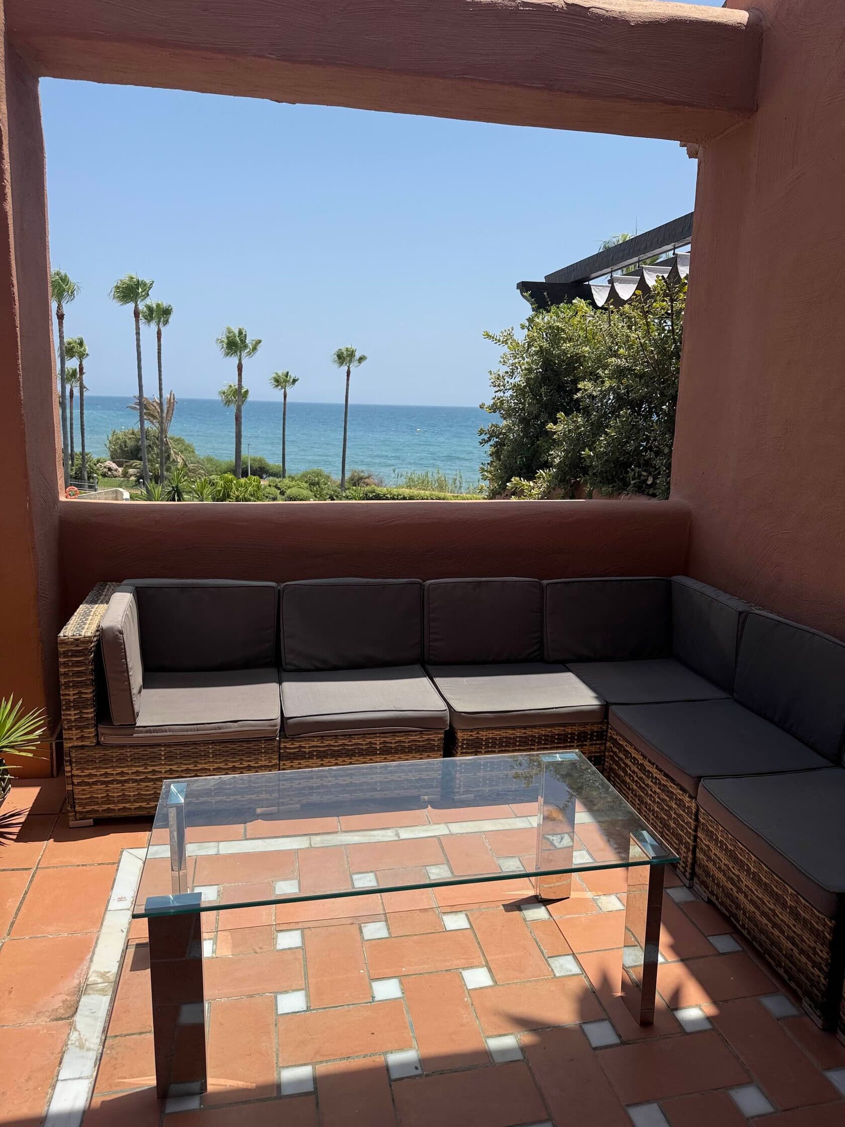 Mar Azul terrace with sea view